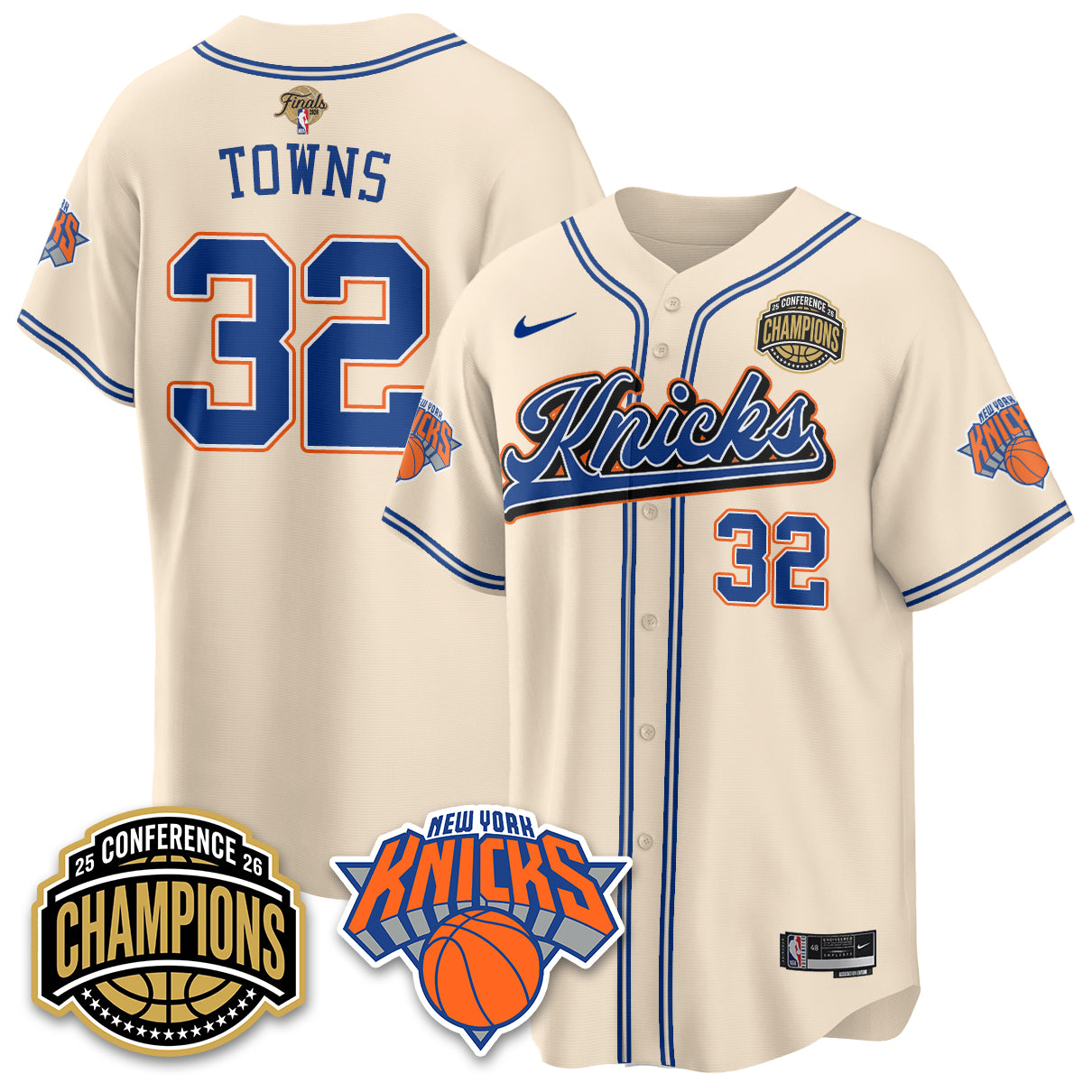 NYK 2026 NBA Finals Vapor City Edition Jersey V2- Stitched-DTD