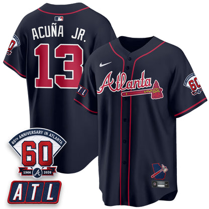 ATL 2026 60th Anniversary Vapor Limited Jersey - All Stitched-DTD
