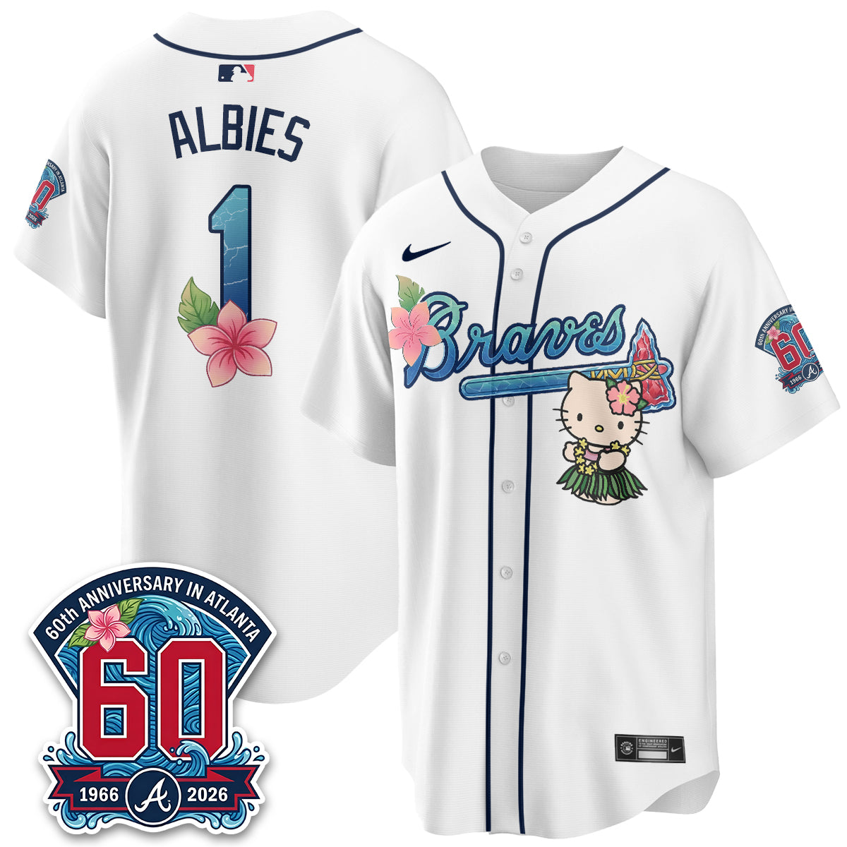 ATL x Meow Aloha Spirit Vapor Jersey - Stitched-DTD
