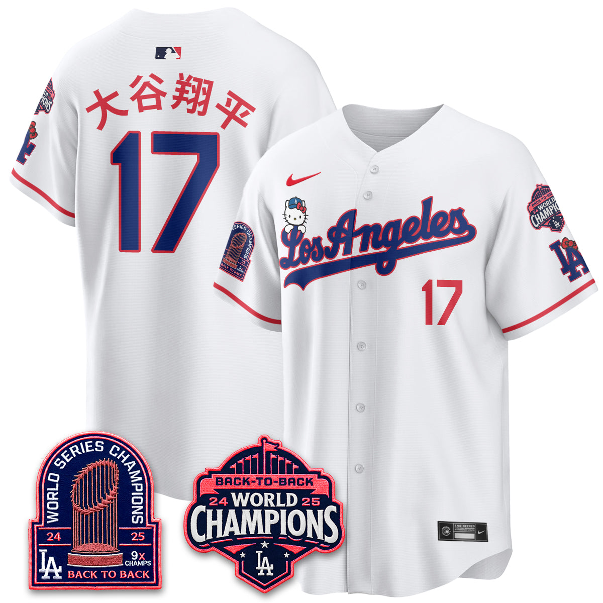 LAD x Hello Kitty Night 2026 Vapor Jersey - All Stitched - V2-DTD