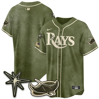 TB New Era Olive 2026 Armed Forces Day Jersey - All Stitched-DTD