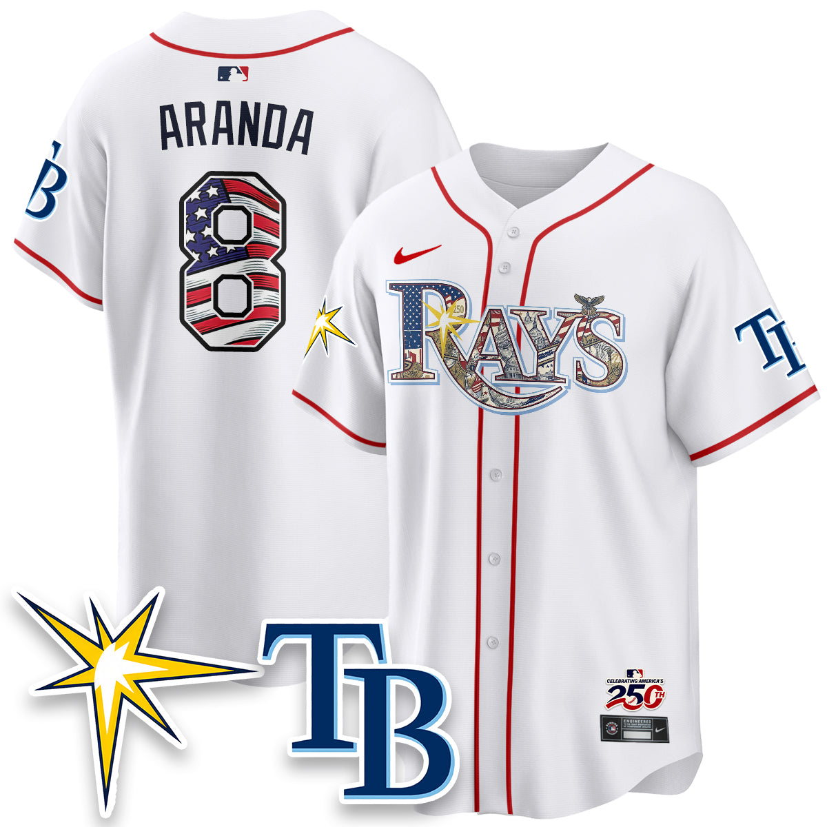 TB Independence Day USA 2026 Vapor Limited Jersey - Stitched-DTD