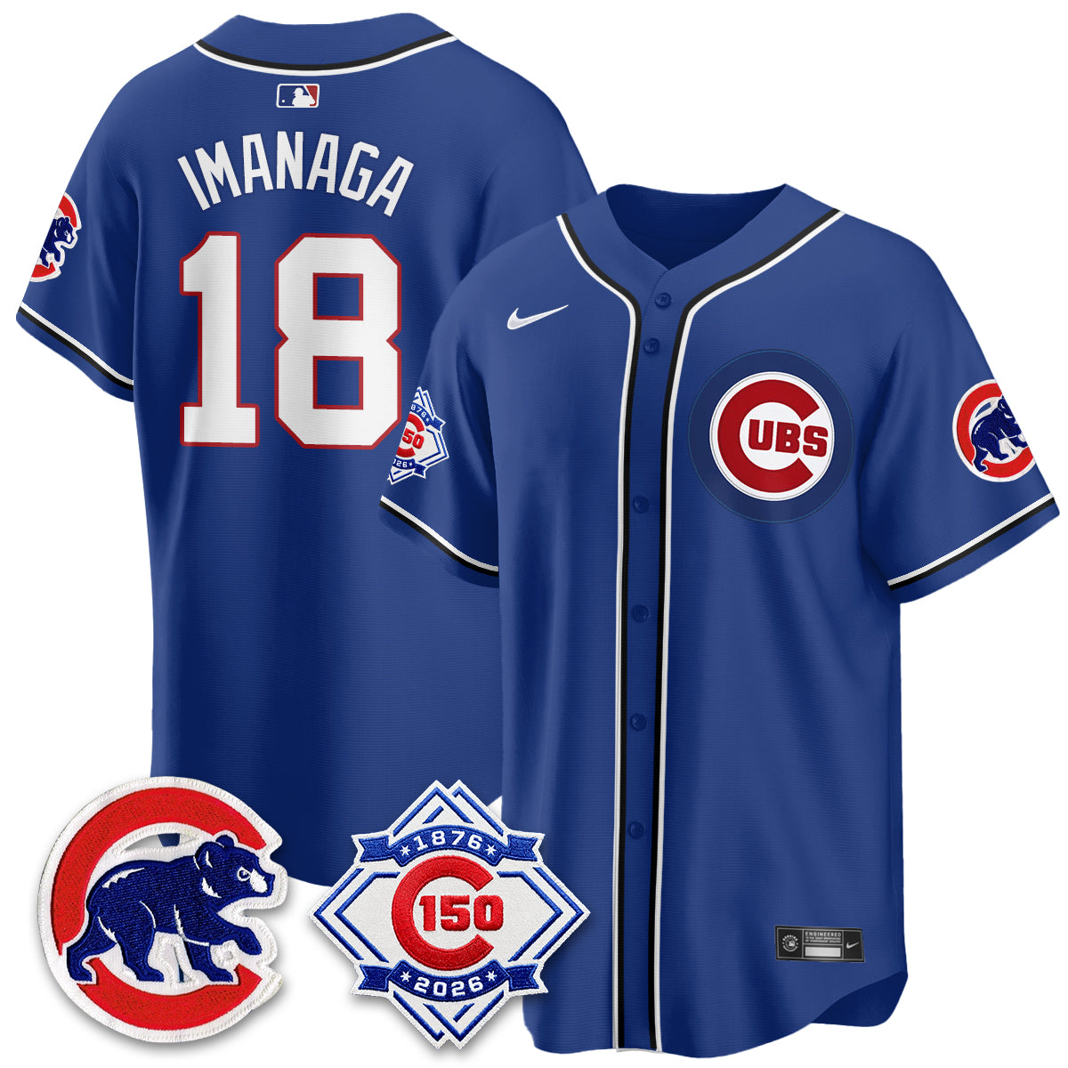 CHC 150th Anniversary Black Out Style Vapor Premier Limited Jersey - All Stitched-DTD