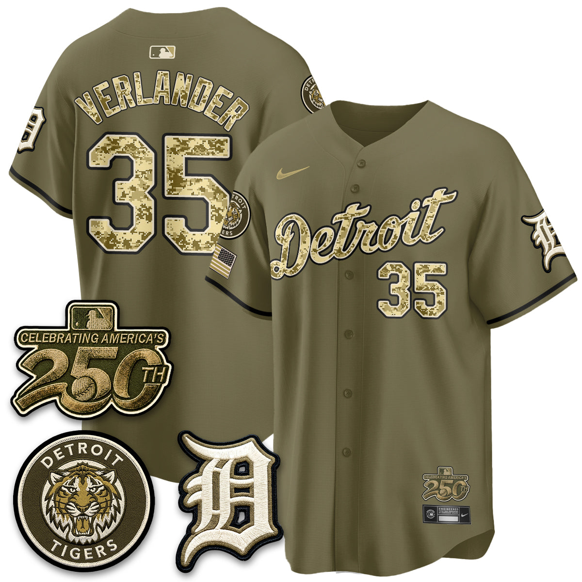 DET 2026 Armed Forces Day Jersey - Stitched-DTD