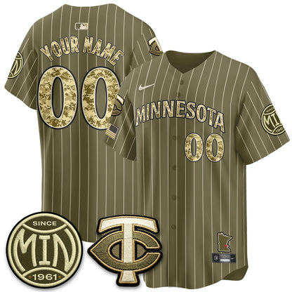 MIN 2026 Armed Forces Day Custom Jersey  - Stitched-DTD