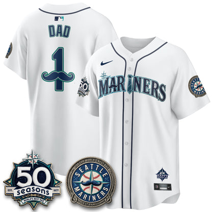 SEA Happy Father's Day Vapor Jersey - Stitched-DTD