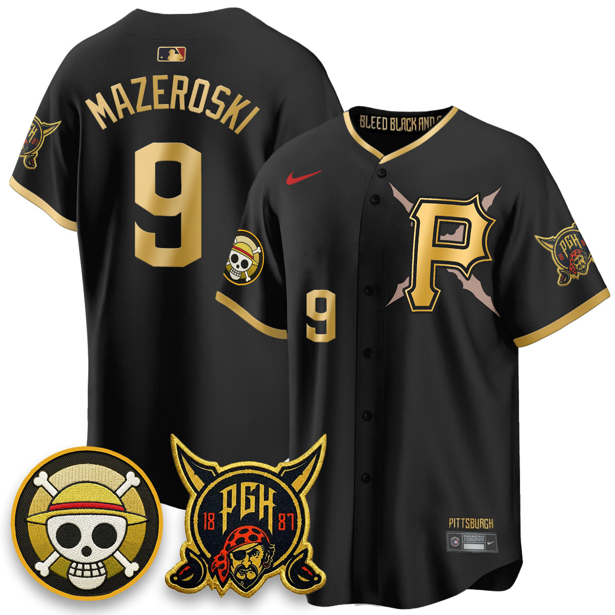 PIT 2026 City Connect x One Piece Vapor Limited Jersey - All Stitched-DTD