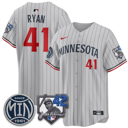 MIN 2026 Jackie Robinson Day Vapor Limited Jersey - All Stitched-DTD