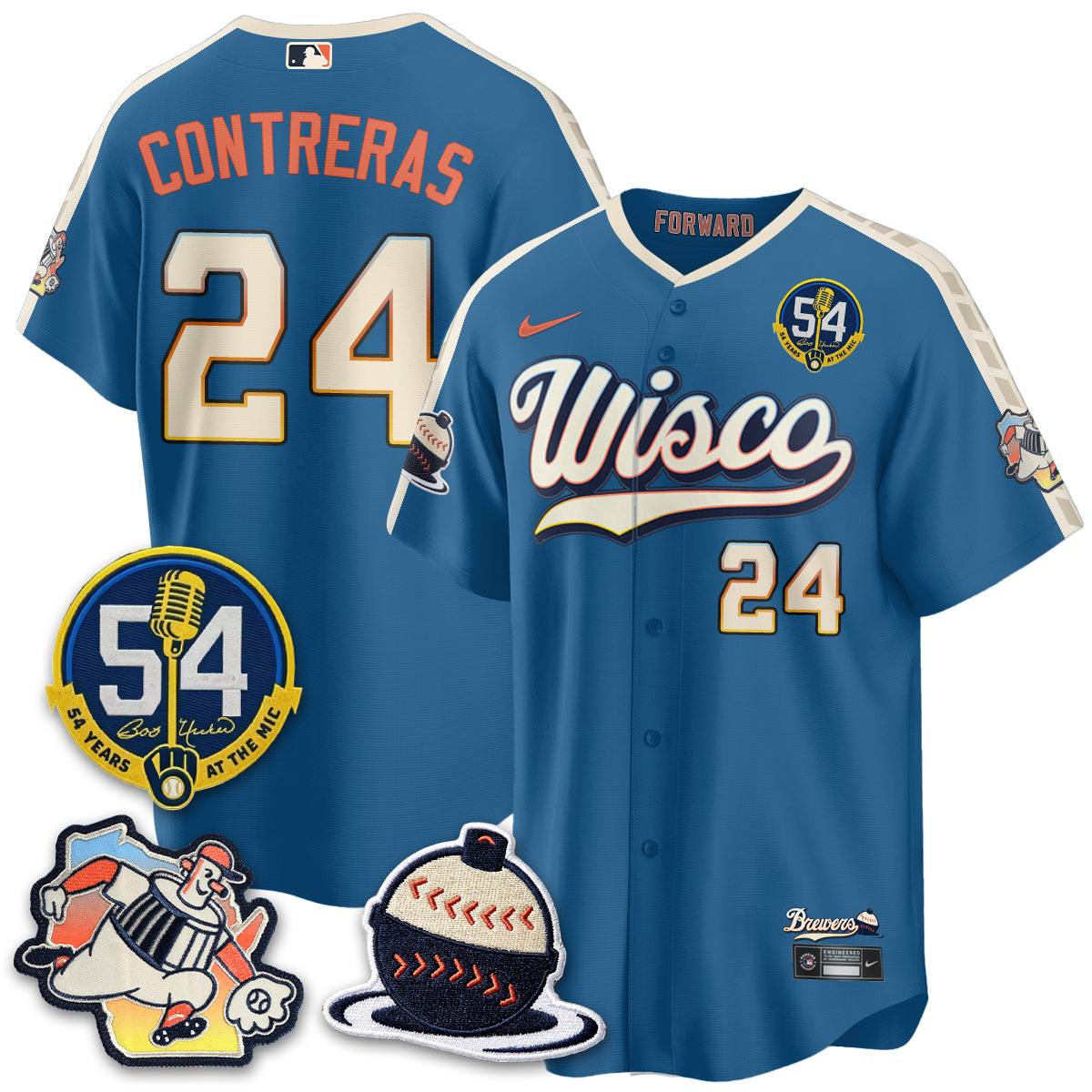 MIL 2026 City Connect Bob Uecker Vapor Limited Jersey - All Stitched V1-DTD