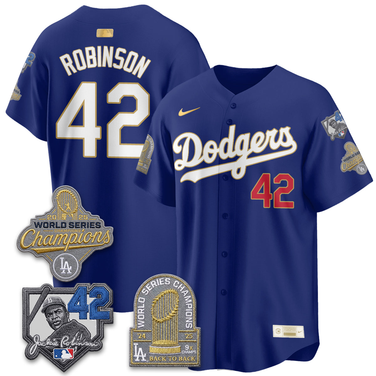 LAD 2026 Jackie Robinson New Era Vapor Limited Jersey - All Stitched-DTD