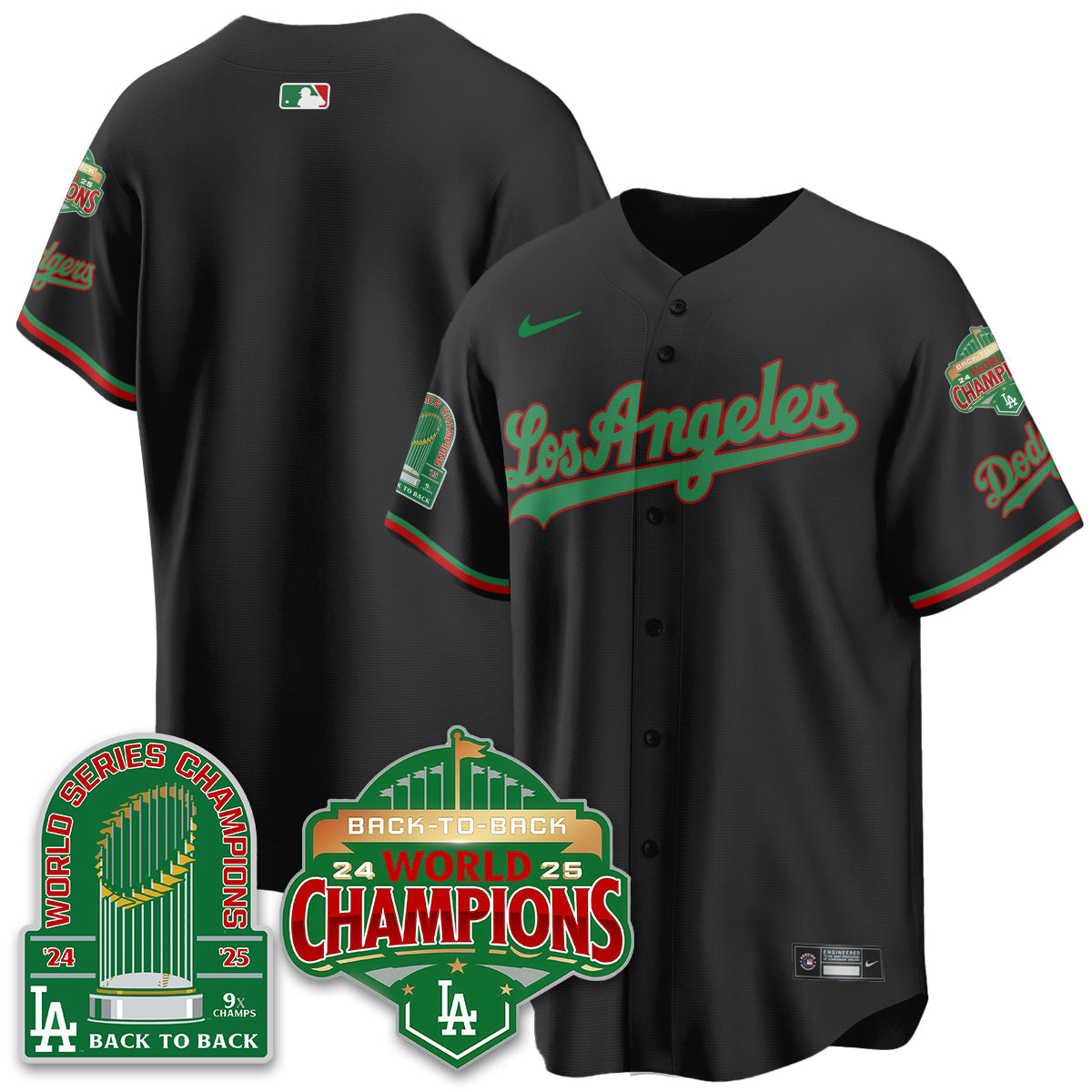 LAD Mexico Vapor Limited Jersey - 9x & B2B Champs - All Stitched-DTD