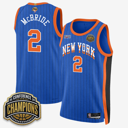 NYK 2026 NBA Finals City Edition Jersey V3- Stitched-DTD