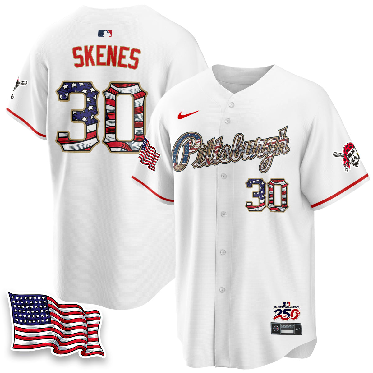 PIT 2026 Independence Day USA Vapor Limited Jersey - Stitched-DTD