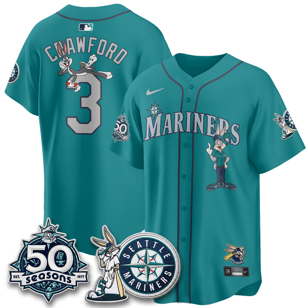 SEA x Bunny Vapor Premier Limited Jersey - Stitched-DTD