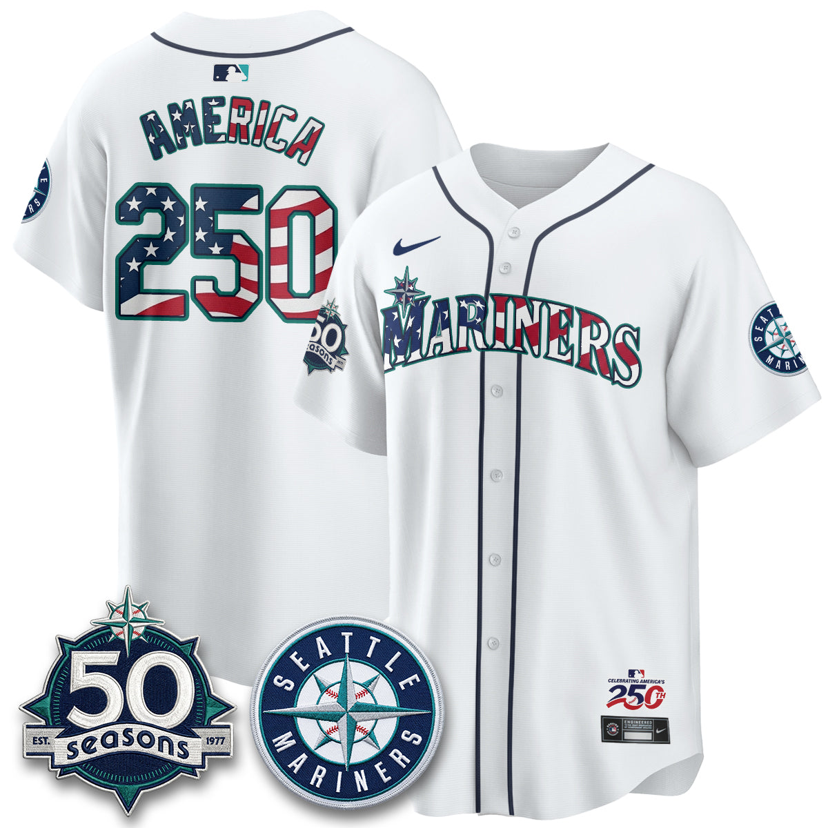 SEA Americana 2026 Vapor Limited Jersey - Stitched-DTD