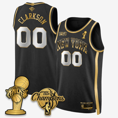 NYK 2026 NBA Champions Gold Edition Vapor Jersey - Stitched-DTD