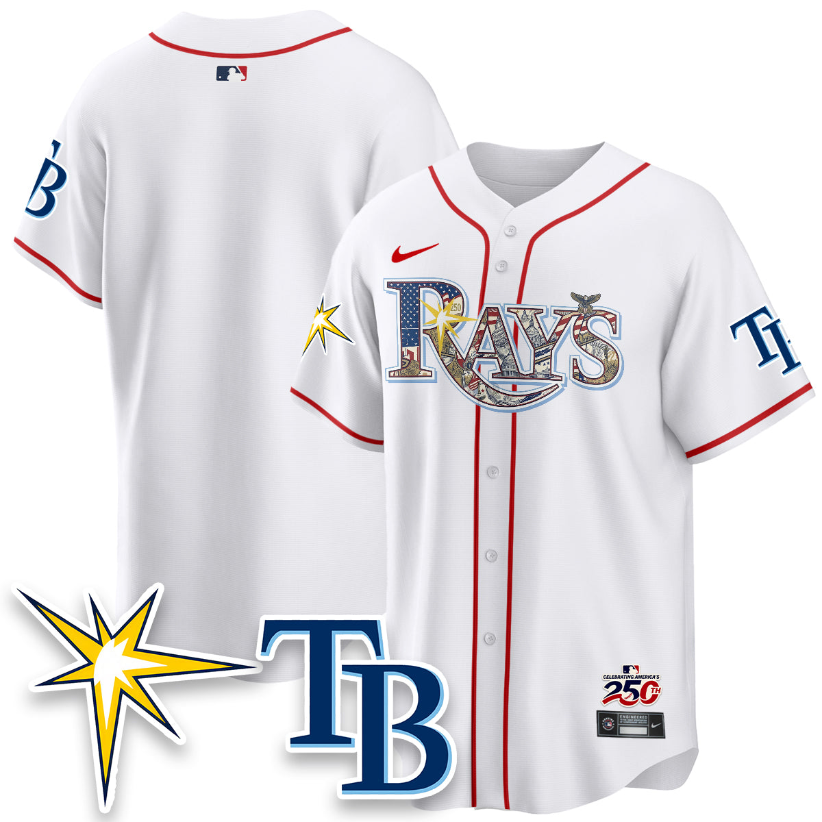 TB Independence Day USA 2026 Vapor Limited Jersey - Stitched-DTD