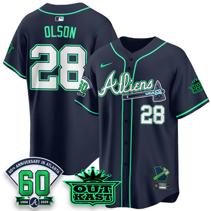 ATL x Atliens Cool Base Galaxy Version Jersey - Stitched-DTD