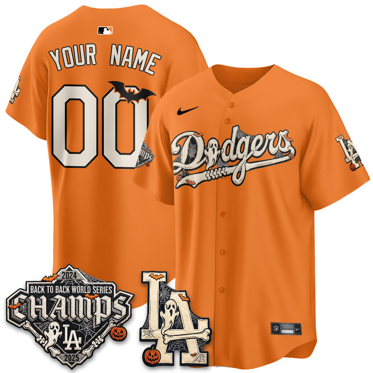 LAD Halloween 2026 Vapor Custom Jersey - Stitched-DTD