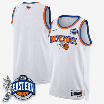 NYK 2026 NBA Finals x Bunny Vapor Jersey - Stitched-DTD