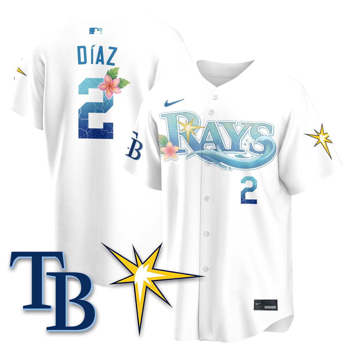 TB Aloha Spirit Vapor Limited Jersey - Stitched-DTD
