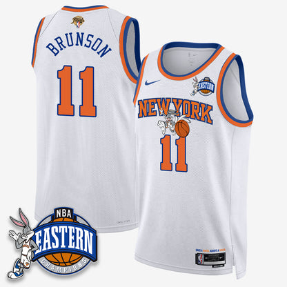 NYK 2026 NBA Finals x Bunny Vapor Jersey - Stitched-DTD