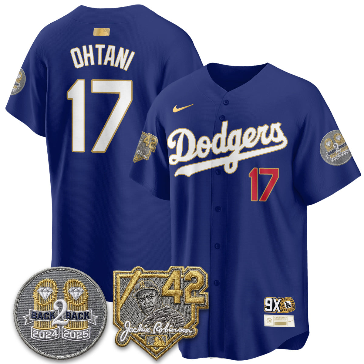 LAD -  2026 Jackie Robinson Day Vapor Limited Jersey - All Stitched-DTD