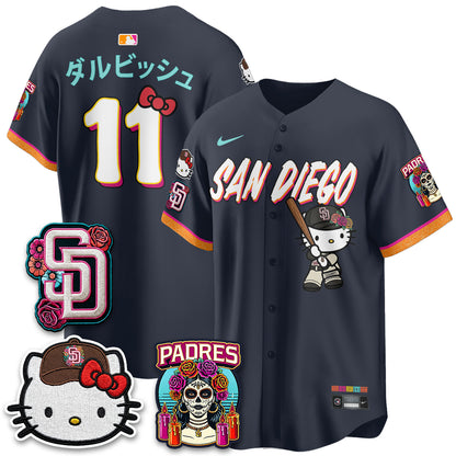 SD 2026 City Connect x Meow KT Vapor Limited Jersey - All Stitched-DTD