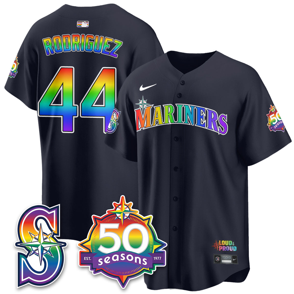 SEA Happy Pride Month Vapor Jersey - Stitched-DTD
