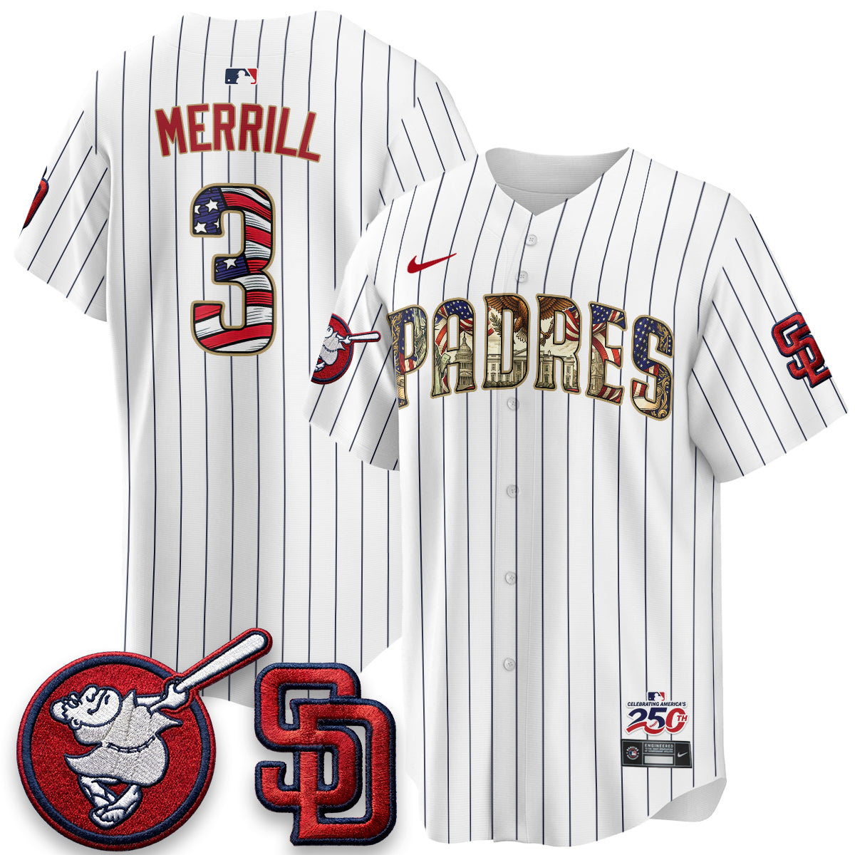 SD 2026 Independence Day USA Vapor Limited Jersey - Stitched-DTD