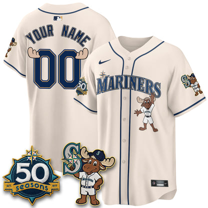 SEA Mascot Custom Jersey - All Stitched-DTD