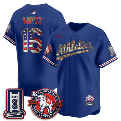 OAK  2026 Independence Day USA Vapor Jersey - Stitched-DTD
