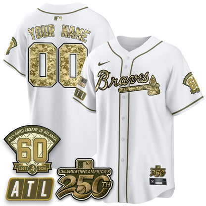 ATL Salute to Service 2026 Vapor Limited Custom Jersey - All Stitched-DTD