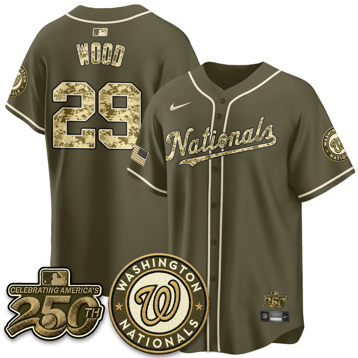 WSH Salute to Service 2026 Vapor Limited Jersey - Stitched-DTD