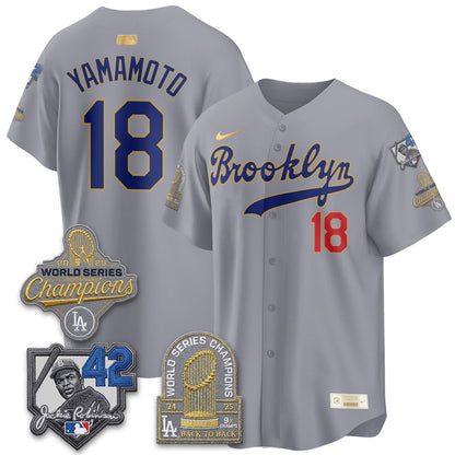 LAD 2026 Brooklyn Jackie Robinson Limited Jersey - All Stitched-DTD