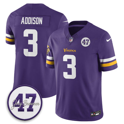 MIN Joey Browner Thank You For Memories - 1960 – 2026 Football Vapor Limited Jersey - All Stitched-DTD