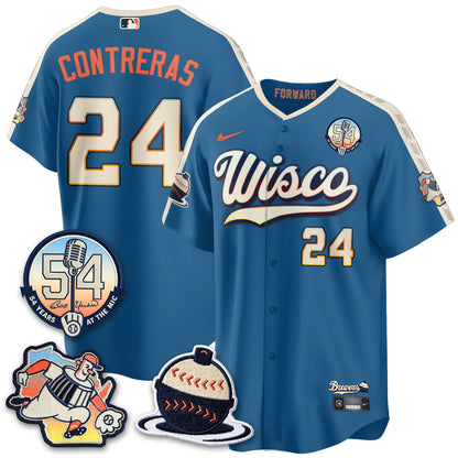 MIL 2026 City Connect Bob Uecker Vapor Limited Jersey - All Stitched V1-DTD