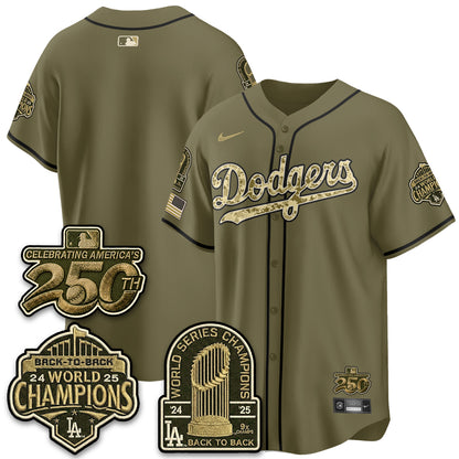 LAD Military Appreciation Game Day Jersey V2 - Stitched-DTD