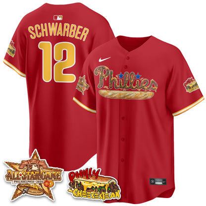 Philadelphia Phillies Cheesesteak Edition Vapor Limited Jersey - Stitched-DTD