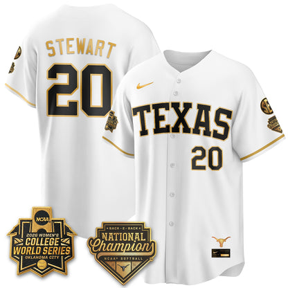 TEX Softball 2026 World Series (WCWS) Vapor Premier Limited Jersey - B2B Champs - All Stitched-DTD