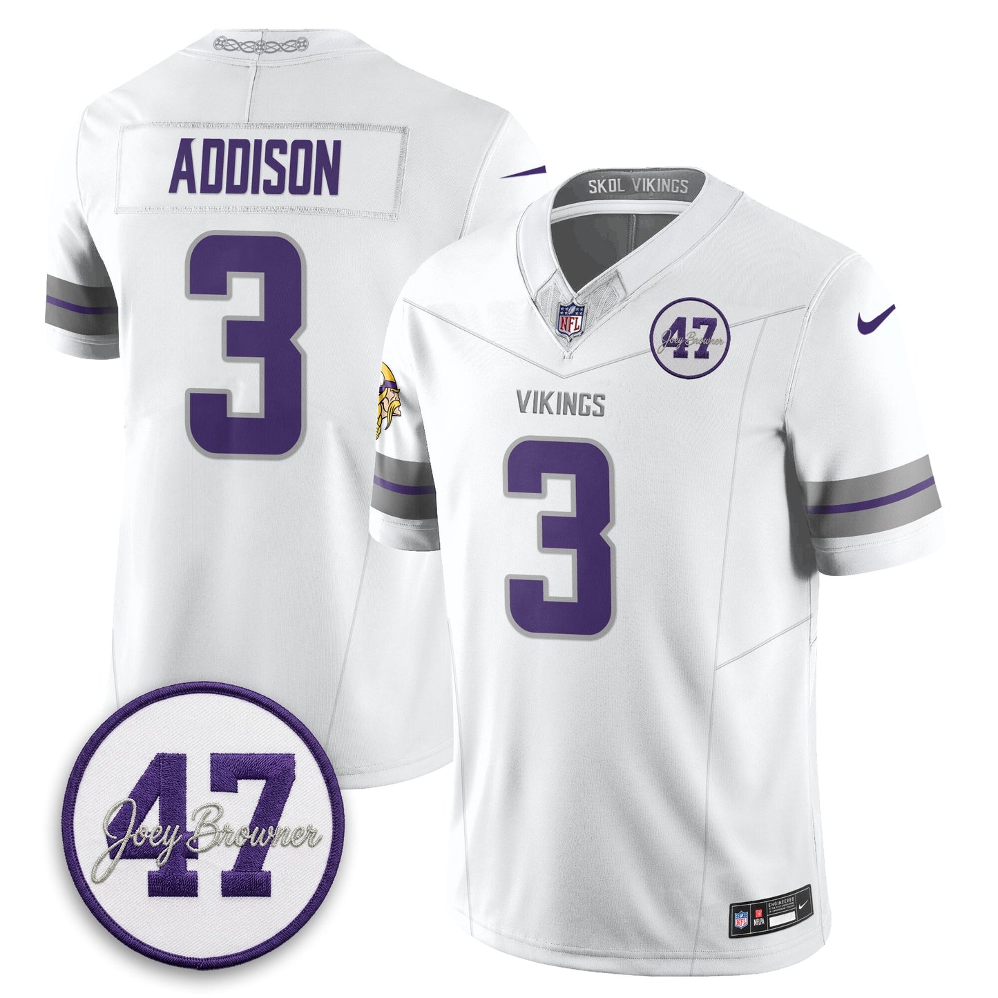 MIN Joey Browner Thank You For Memories - 1960 – 2026 Football Vapor Limited Jersey - All Stitched-DTD