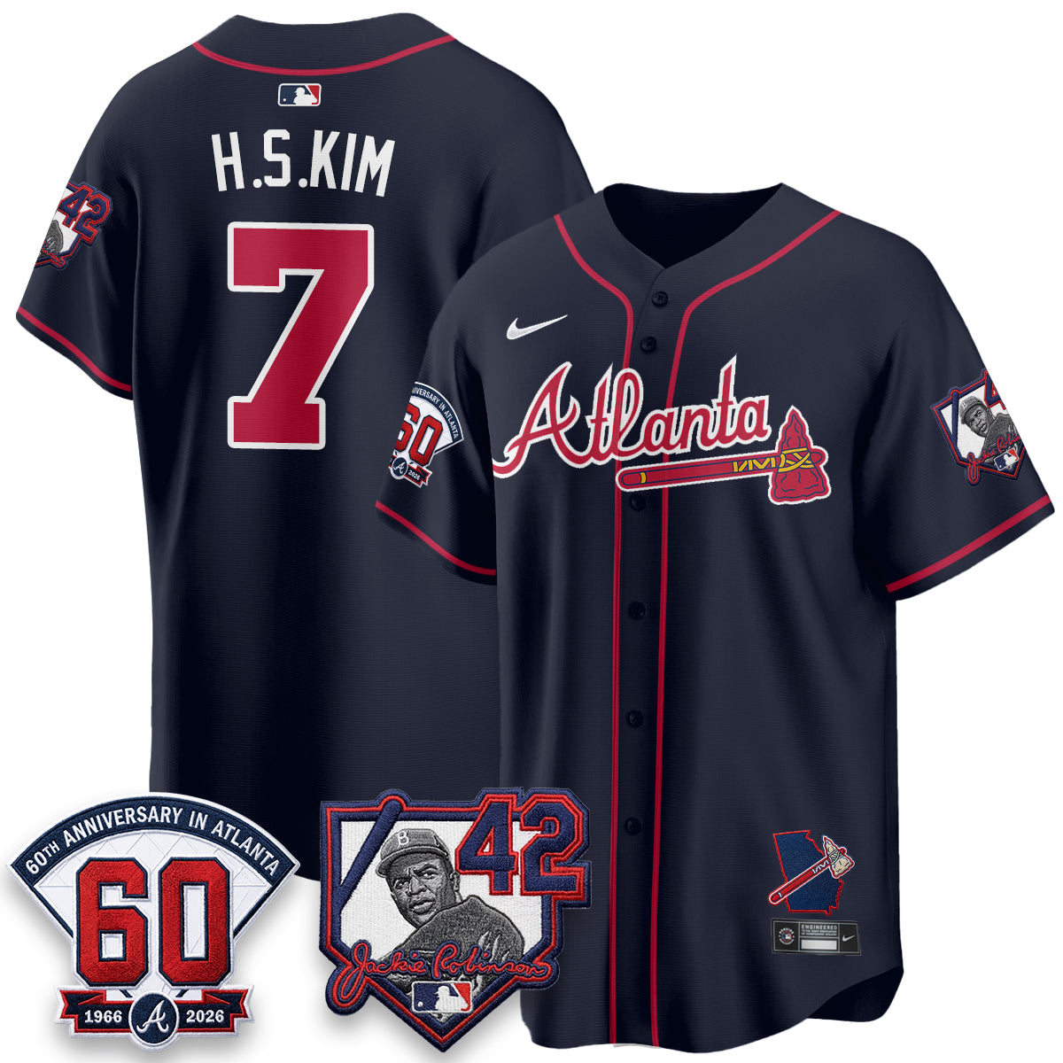 ATL 2026 Jackie Robinson Day Vapor Limited Jersey - All Stitched-DTD