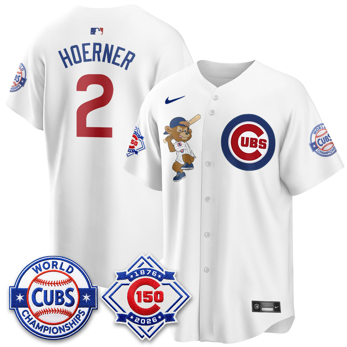 Chicago Cubs Clark Edition Vapor Limited Jersey - Stitched-DTD