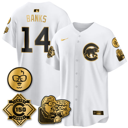 CHC 150th Anniversary Harry Caray Holy Cow Vapor Premier Limited Jersey - All Stitched V3-DTD