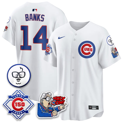 CHC 150th Anniversary Harry Caray Holy Cow Vapor Premier Limited Jersey - All Stitched V2-DTD