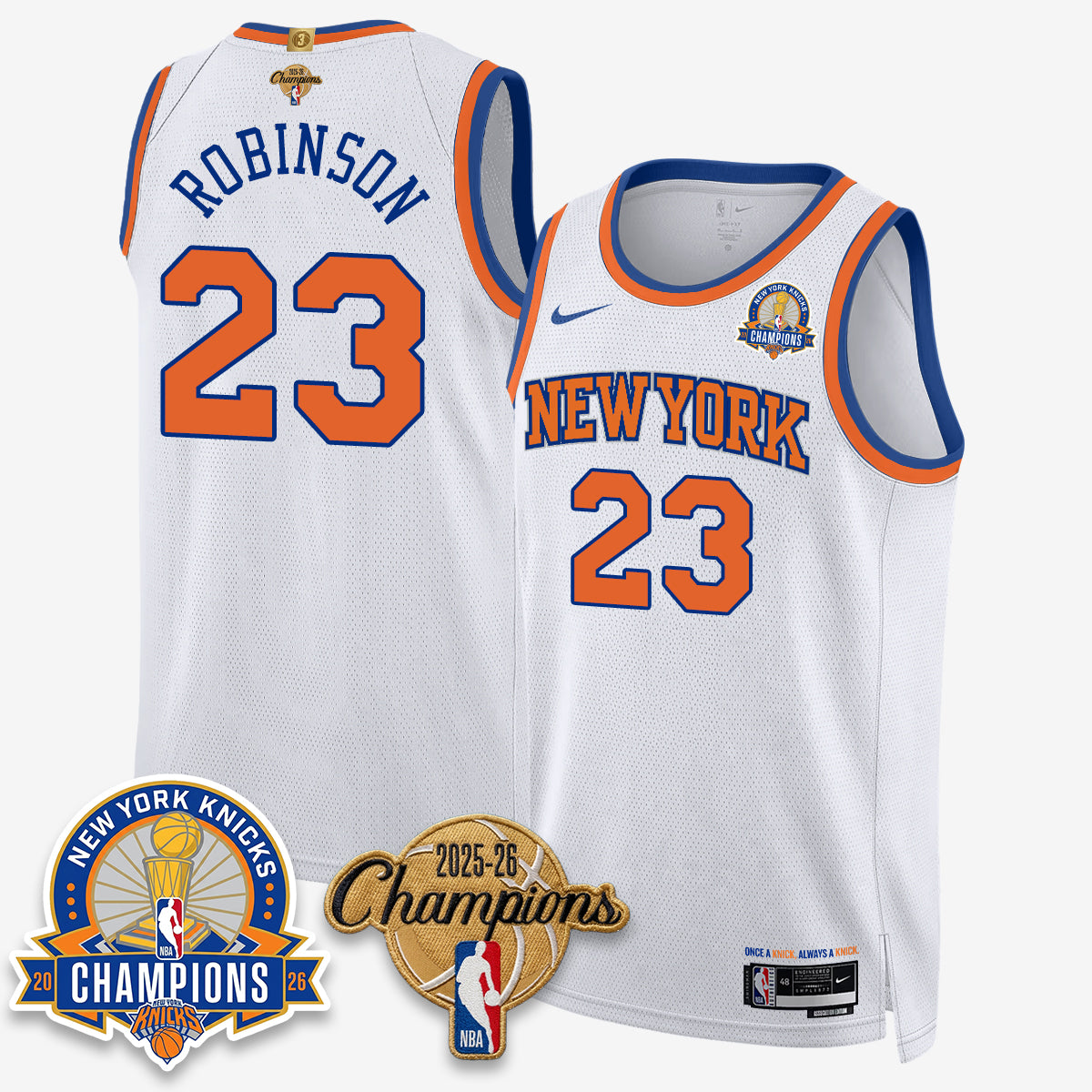NYK 2026 Basketball Champions Special Edition Vapor Jersey V2- Stitched-DTD
