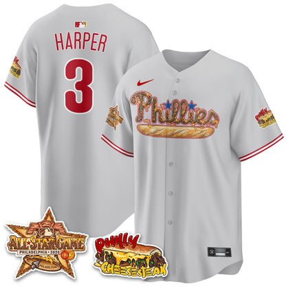 Philadelphia Phillies Cheesesteak Edition Vapor Limited Jersey - Stitched-DTD