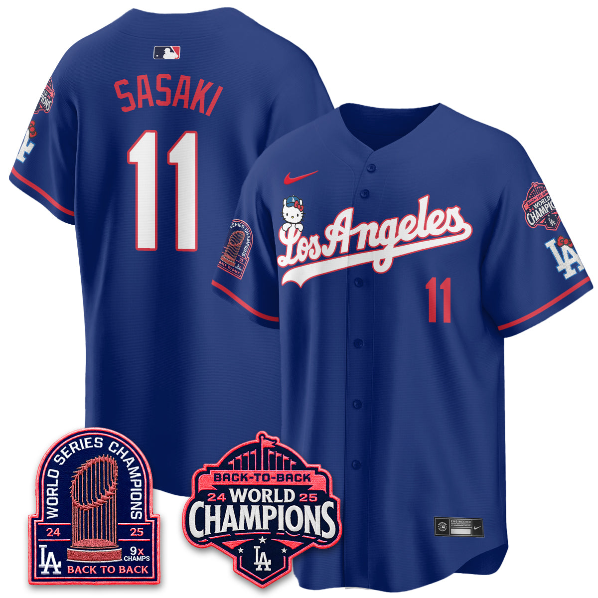 LAD x Hello Kitty Night 2026 Vapor Jersey - All Stitched - V2-DTD