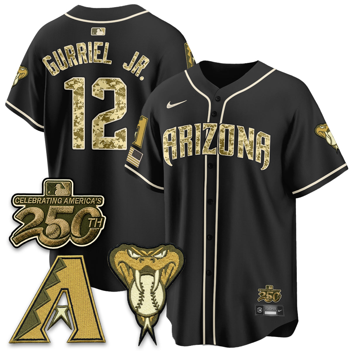 ARI Salute to Service 2026 Vapor Premier Limited Jersey - All Stitched-DTD