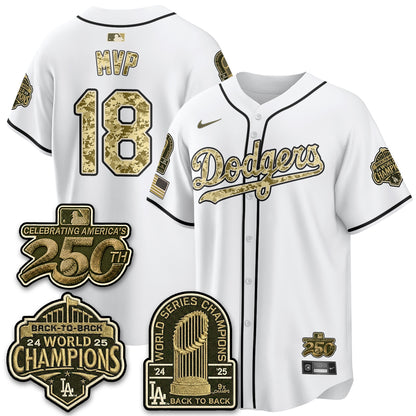 LAD Military Appreciation Game Day Jersey V2 - Stitched-DTD